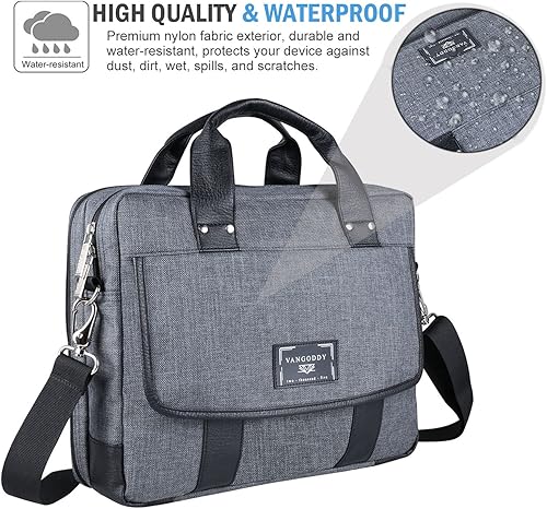 Miniatura 2 de Laptop Tablet Case Messenger Shoulder Bag 12 13 Inch for Galaxy Tab S10 FE S9 S8 S7 Plus, Surface Pro 12/11, iPad Pro 13/Air 13, iPad Pro 12.9 Inch