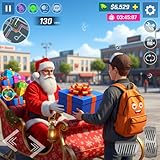 サンタの冬のクリスマスギフト配達3D：楽しい雪のアドベンチャーゲーム
