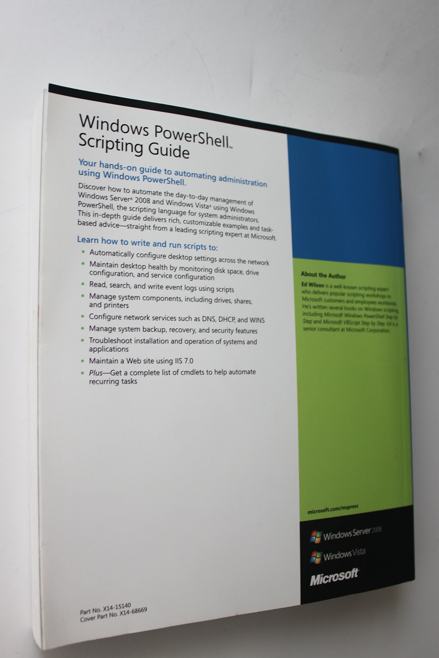 Windows PowerShell(TM) Scripting Guide