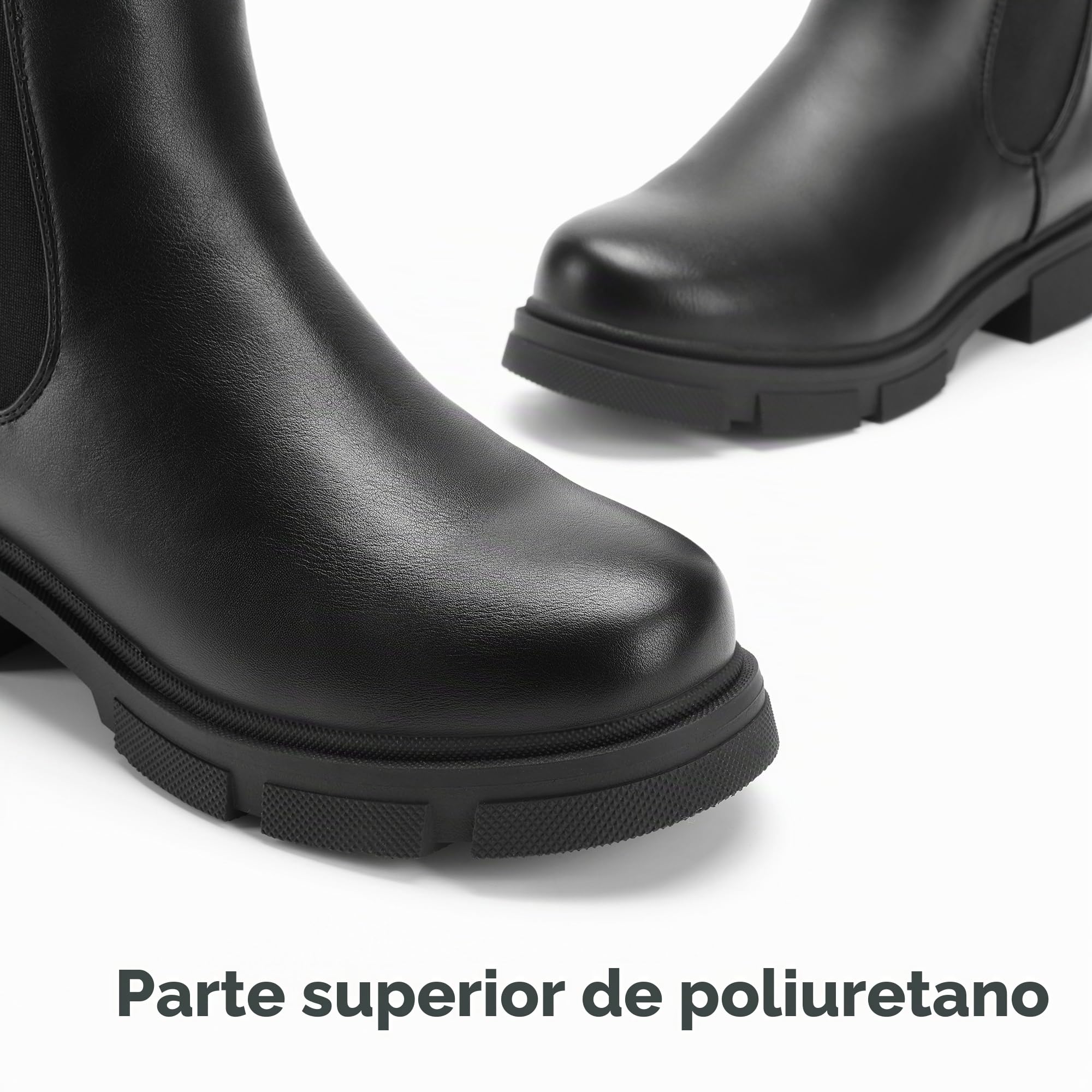 DREAM PAIRS Botines Mujer Plana Suela Antideslizante Botas de Moda