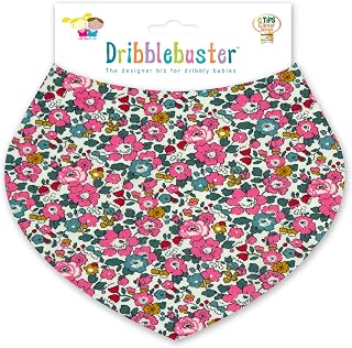 Liberty Dribblebuster Pink Baby Bib Betsy