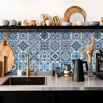 Amazon.co.jp: Wuasrgih ポルトガル タイル アート