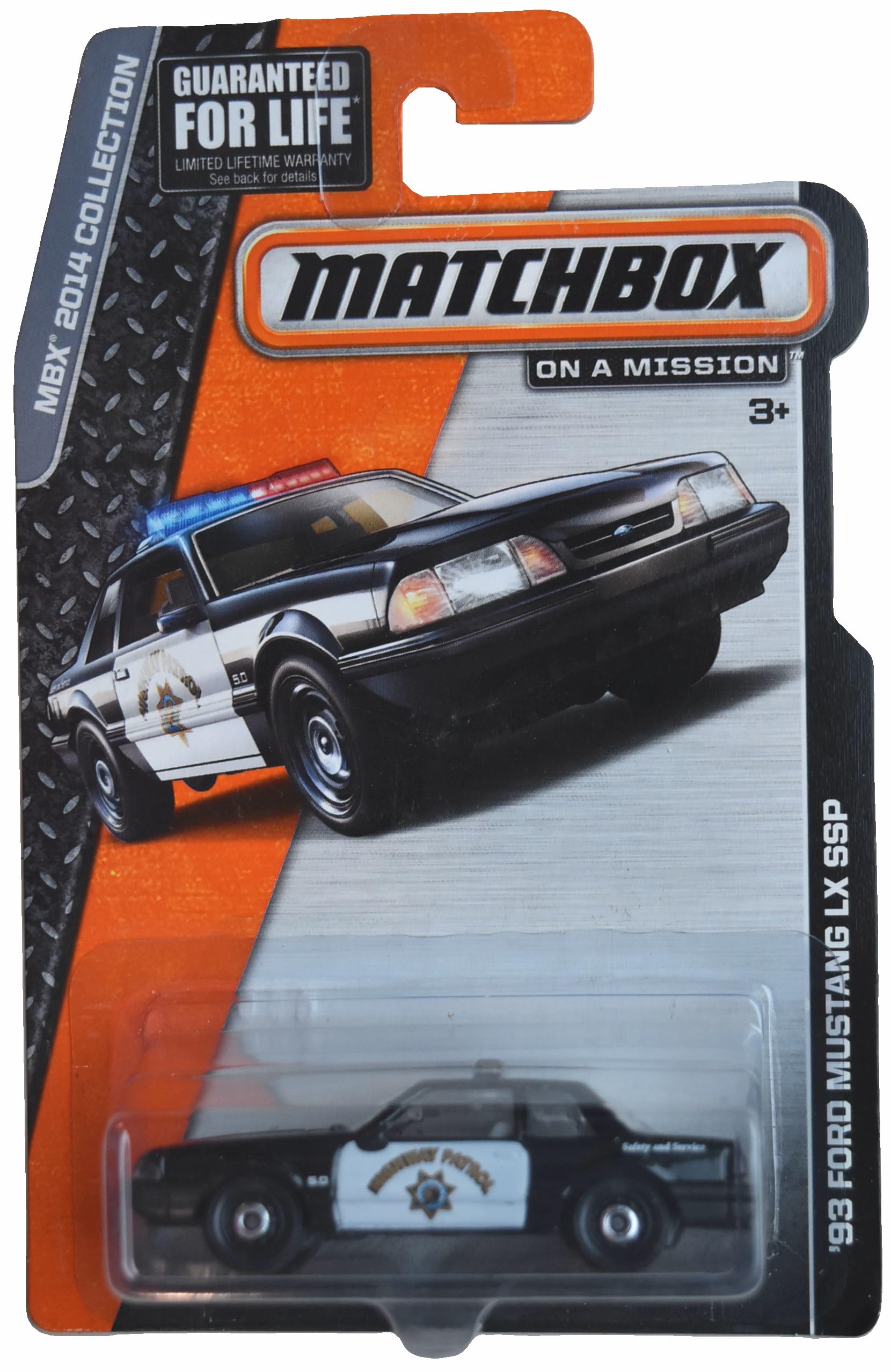 MATCHBOX 1993 FORD MUSTANG LX SSP(パトカー) Amazon.com: 2014 Matchbox Police 93 Ford Mustang LX SSP