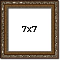 Vista 192 de Marco de fotos completo de madera dorada envejecida de 16 x 20 pulgadas con plexiglás acrílico UV, parte trasera de tablero de espuma y accesorios