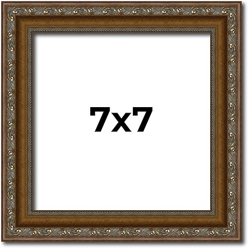 Miniatura 192 de Marco de fotos completo de madera dorada envejecida de 16 x 20 pulgadas con plexiglás acrílico UV, parte trasera de tablero de espuma y accesorios