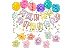 Premium Birthday Decoration Kit for Girls with Vibrant Party Supplies