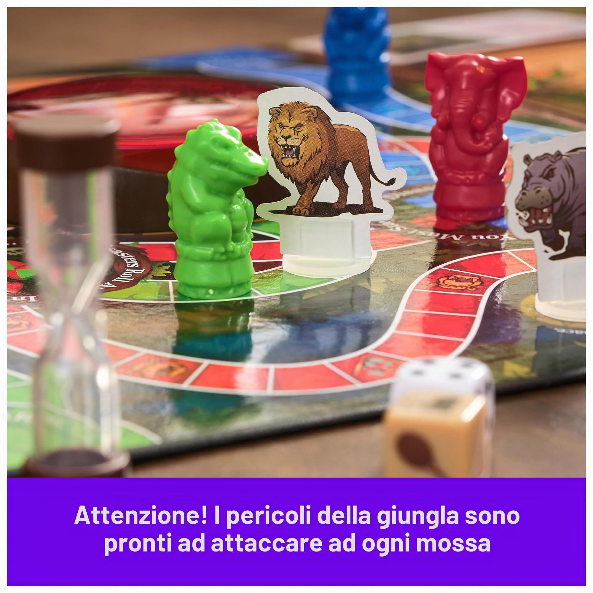 Jumanji Il gioco, nuova edizione del classico gioco da tavolo di avventura per famiglie e bambini dagli 8 anni in su