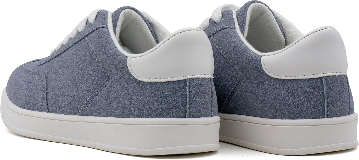 Women's Lace Up Trendy Sneaker Classic Fashion Low Top Walking Shoes - Picture 17 of 109