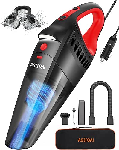 AstroAI Car Vacuum Cleaner, Portable Handheld Vacuum and Car Accessories,