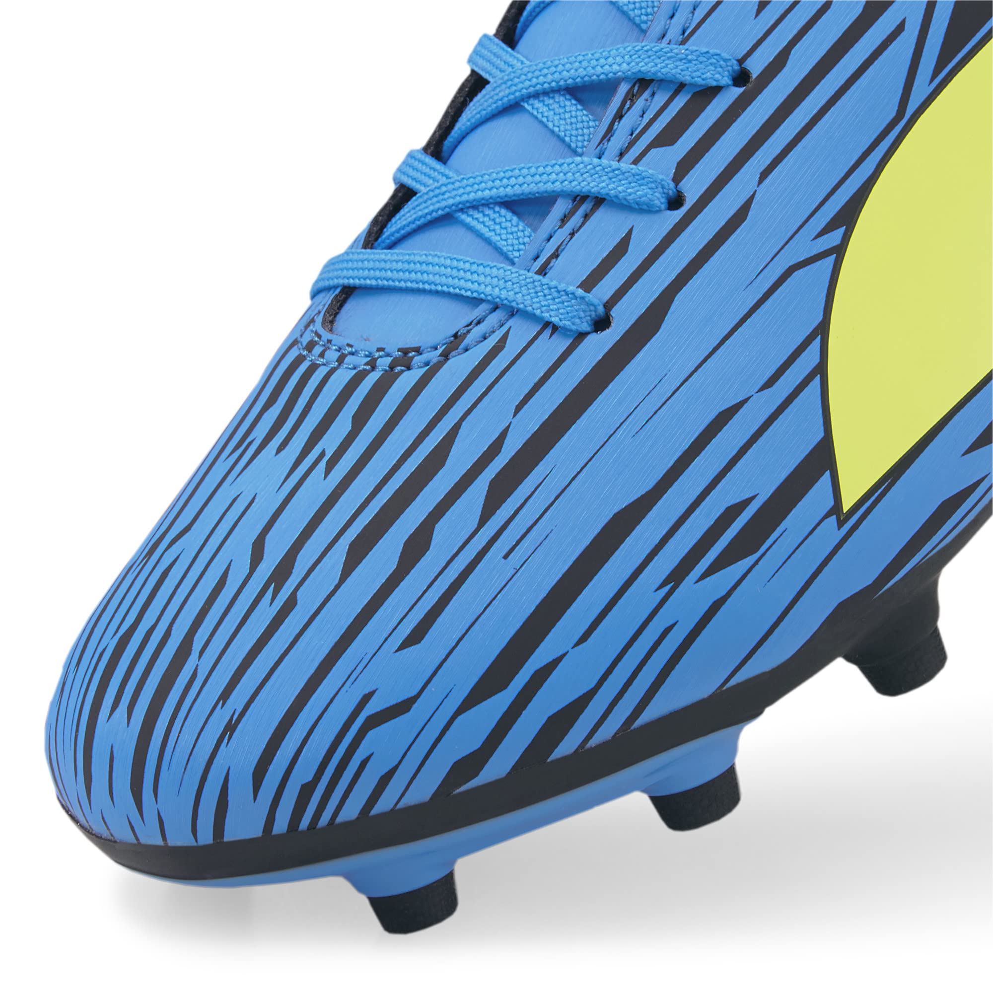 Puma Men's Rapido III Soccer Shoe, Ocean Dive-Yellow Alert Black, 8