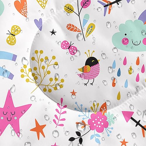 Miniatura 8 de BailiPromise Saco de dormir para camping, caballo de sirena, mariposa, cielo estrellado, 3 estaciones, clima cálido y fresco, ligero, sacos de