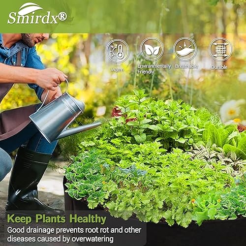 Miniatura 2 de 2 bolsas de cultivo de plantas, maceta grande de tela resistente de 30 galones para cultivo de tela duradera, contenedor de plantación para papa,