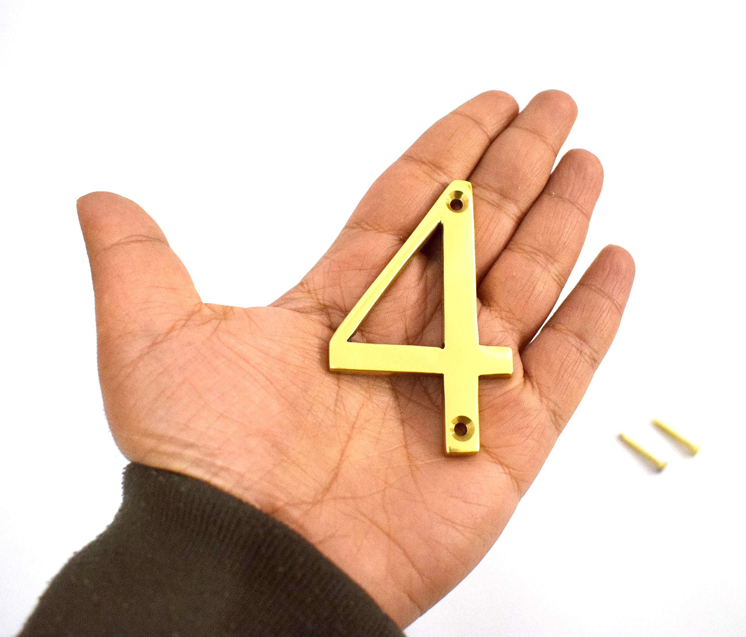 3" House Door Alphabets Brass Yellow (Alphabet L) — Amazon image 16