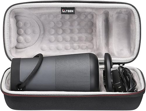 Miniatura 10 de LTGEM Funda protectora de viaje para altavoz Bose SoundLink Revolve+ o Revolve+ (Serie II) portátil y de larga duración Bluetooth 360 (para cuna de