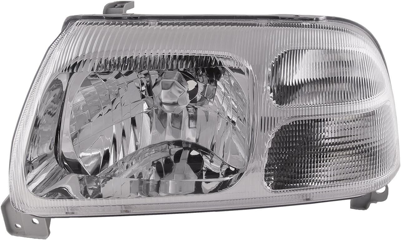 HEADLIGHTSDEPOT Chrome Housing Headlight Compatible with Suzuki Grand Vitara XL-7 Includes Left Driver Side Headlamp