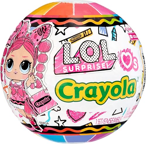 Miniatura 8 de LOL Surprise Loves Crayola Tots - Muñeca coleccionable, 7 sorpresas, tema de color de crayón, muñeca pequeña de edición limitada, gran regalo de