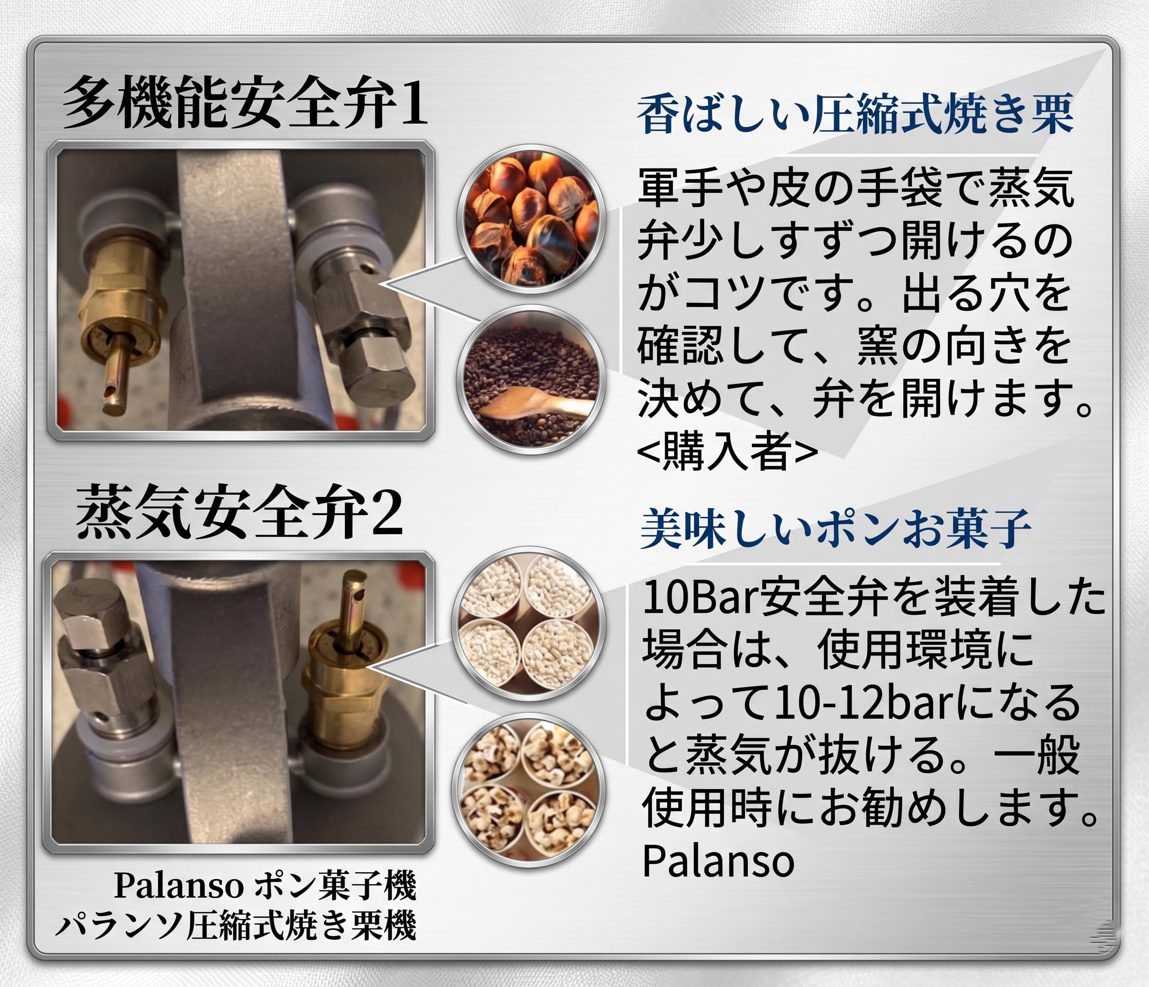 Amazon.co.jp: Palansoパランソポン菓子機 電動式フルセット容量4合 5
