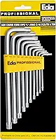 EDA Chaves Torx Tipo L Longas 10 Peças