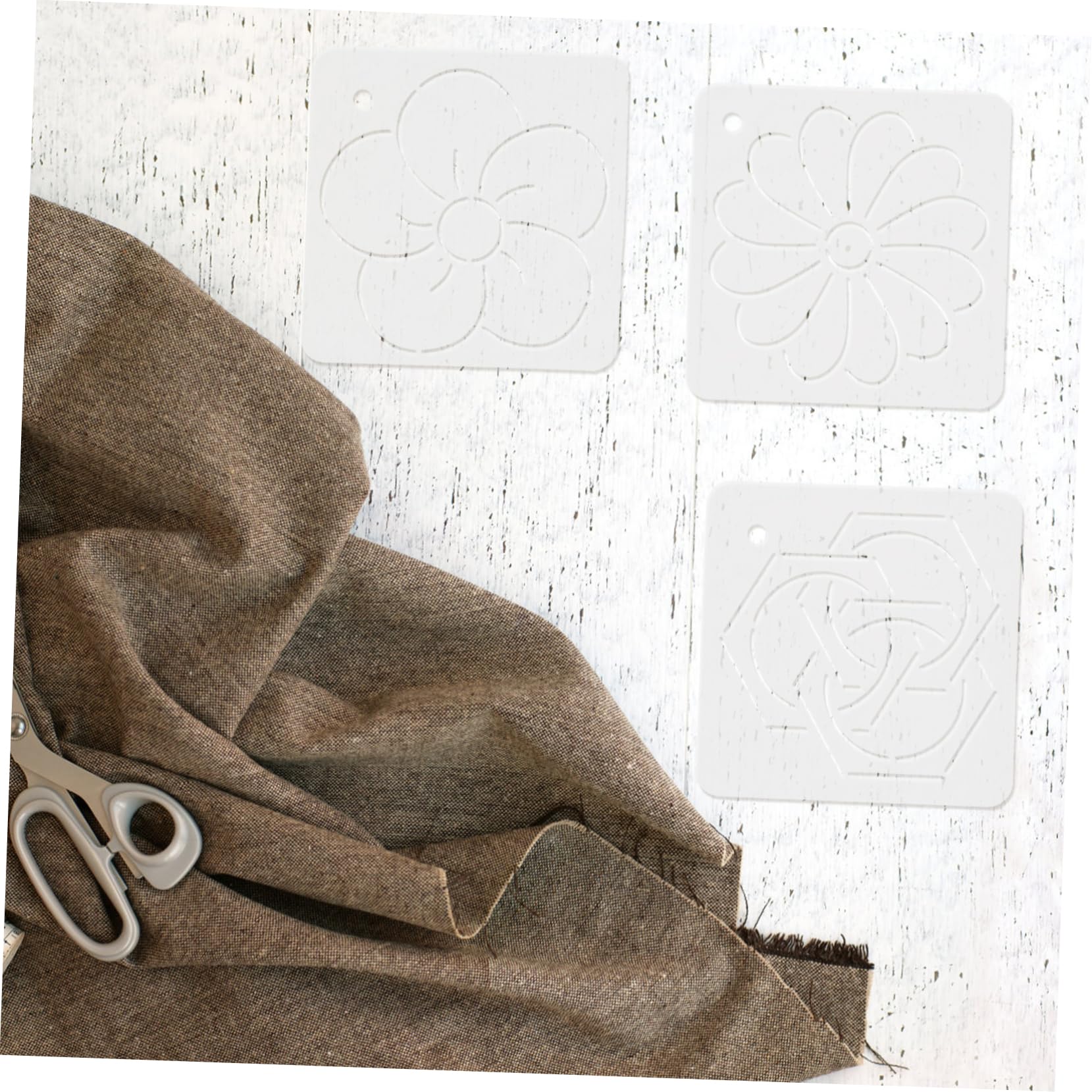STOBOK 18piezas Plantillas De Acolchado Acrílicas Para Herramientas De Costura y Patchwork Material Duradero y Flexible Para Bordado y Manualidades