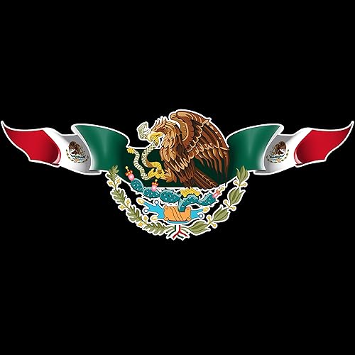Miniatura 8 de Mapa de México Bandera de Águila República Mexicana (30 x 12 pulgadas)