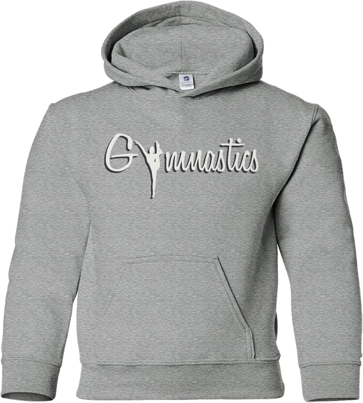 Threadrock Big Girls' Gymnastics Youth Hoodie Sweatshirt