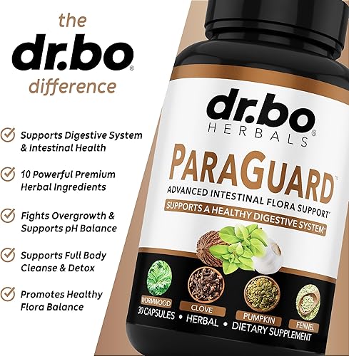 Miniatura 4 de ParaGuard Cleanse - Píldoras de desintoxicación  Suplemento de fórmula de protección intestinal con pastillas de clavo de ajenjo de nogal negro y