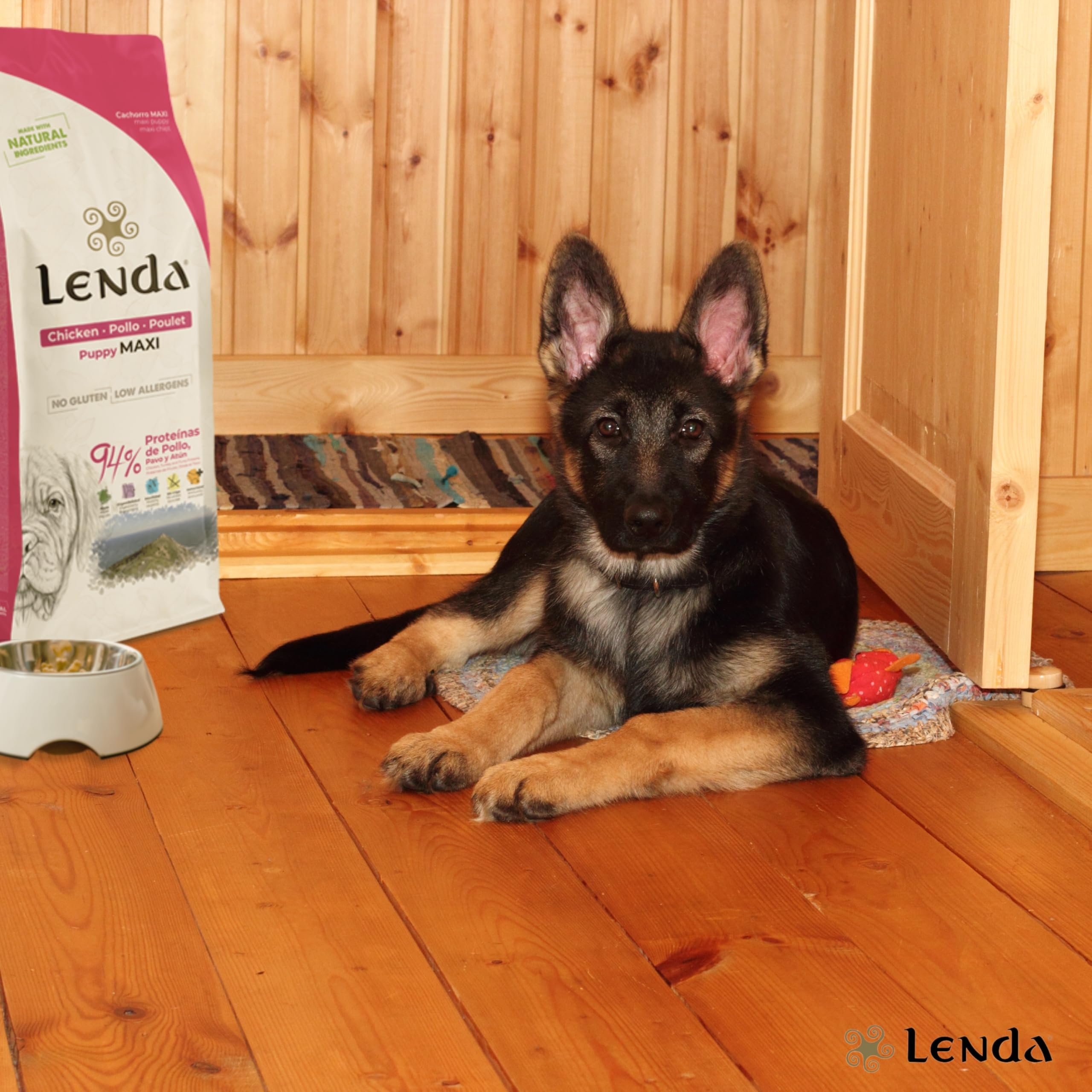 Lenda Puppy Maxi 12KG - Pienso para Perros Cachorros de Razas Grandes y Gigantes | Comida para Perros Rica en Pollo |Pienso Hipoalergénico | Natural