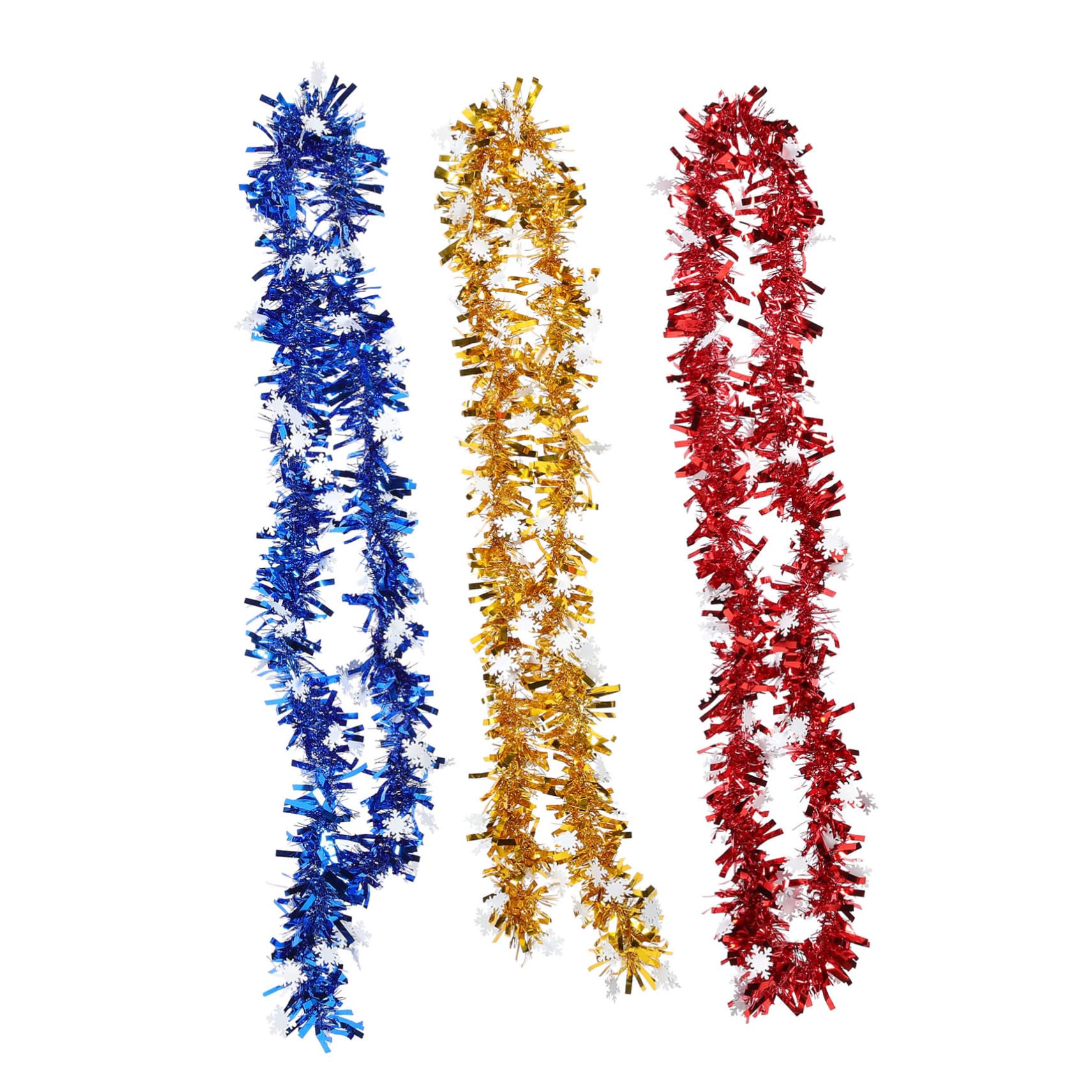 Decoraciones de Navidad Amosfun con cintas de colores y pentagramas para fiestas