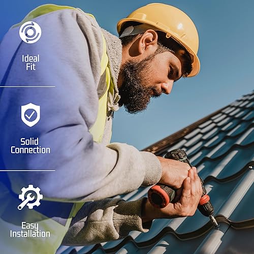 Miniatura 15 de Tornillos autoperforantes de cabeza hexagonal de acero inoxidable, tornillos autotaladradores, elegir tamaño y cantidad., #10