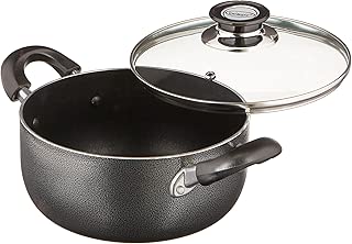 2 Handle Non-Stick Sauce Pot With Glass Lid - 3.5 Qt - coolthings.us