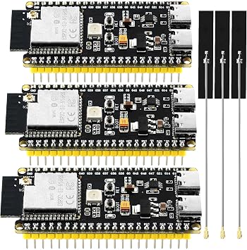 3PCS ESP32 S3 Development Board with Extended Antennas, Dual-Core N16R8, Type-C Port & CH340X Chip 42Pin, ESP32 S3 DevKit for Arduino