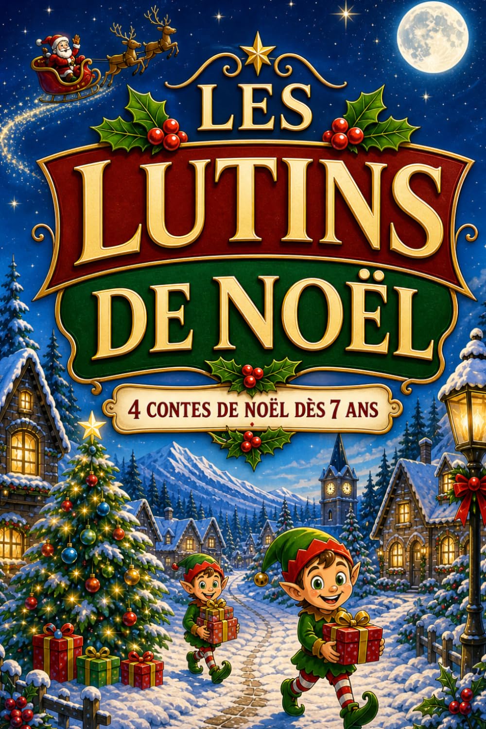 LES LUTINS DE NOËL: 4 contes de Noël magiques pour faire rêver les enfants dès 7 ans (Les Histoires Magiques de Noël)