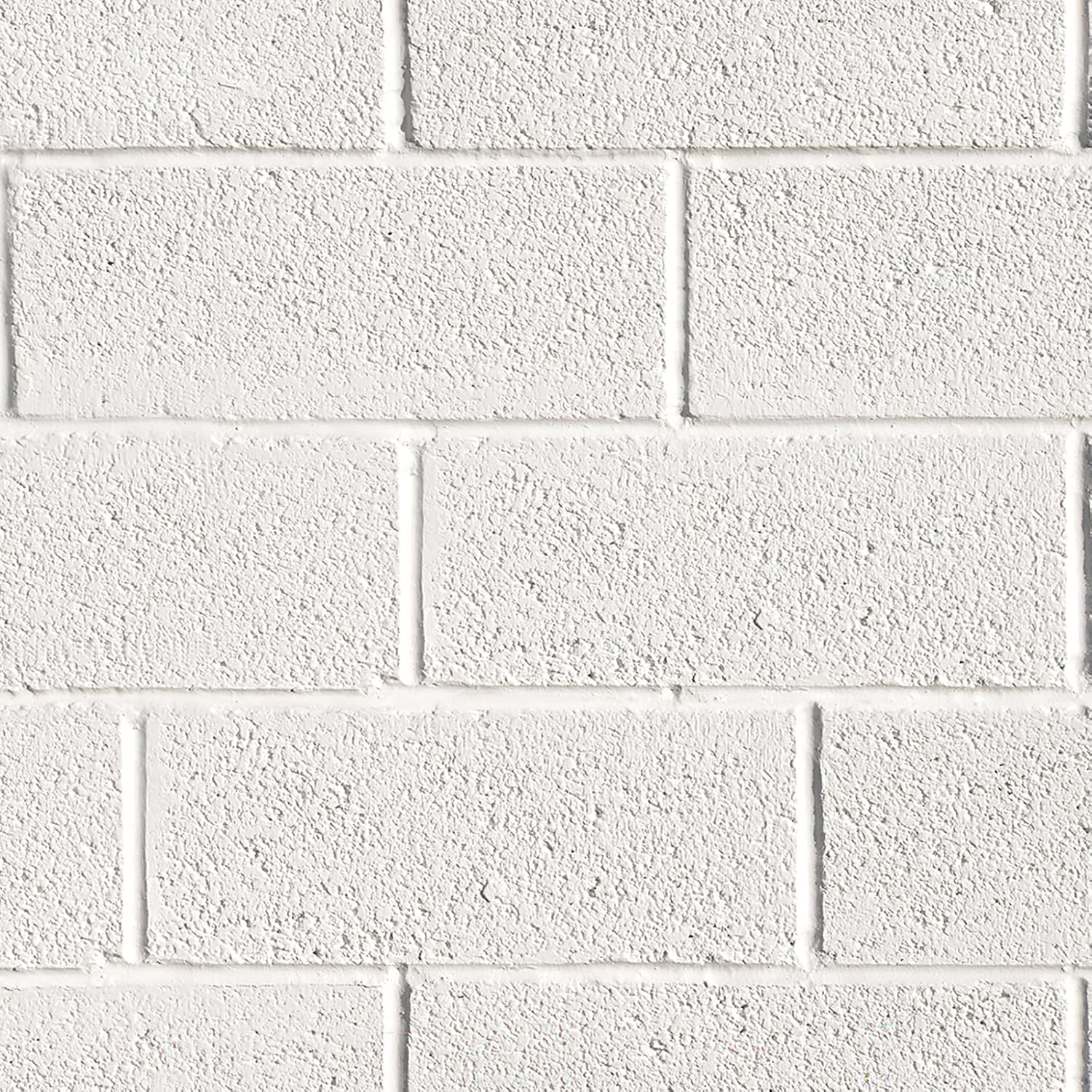 White Brick Peel and Stick Wallpaper Removable Faux 3D Stone Wallpaper for Bathroom Kitchen Stone Wall Backdrop Limewash Fake Brick Contact Paper for Fireplace Walls Limestone Block 17.5x80" Hellowall