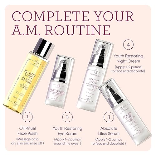 Miniatura 6 de SUPERMOOD Beauty Sleep Oil Face Wash - Aceite limpiador facial para mujeres, limpiador facial con vitamina E, aceite de granada y coco, limpiador de