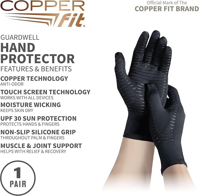 Guantes Copper Fit Guardwell con protección completa de dedos miniatura 2