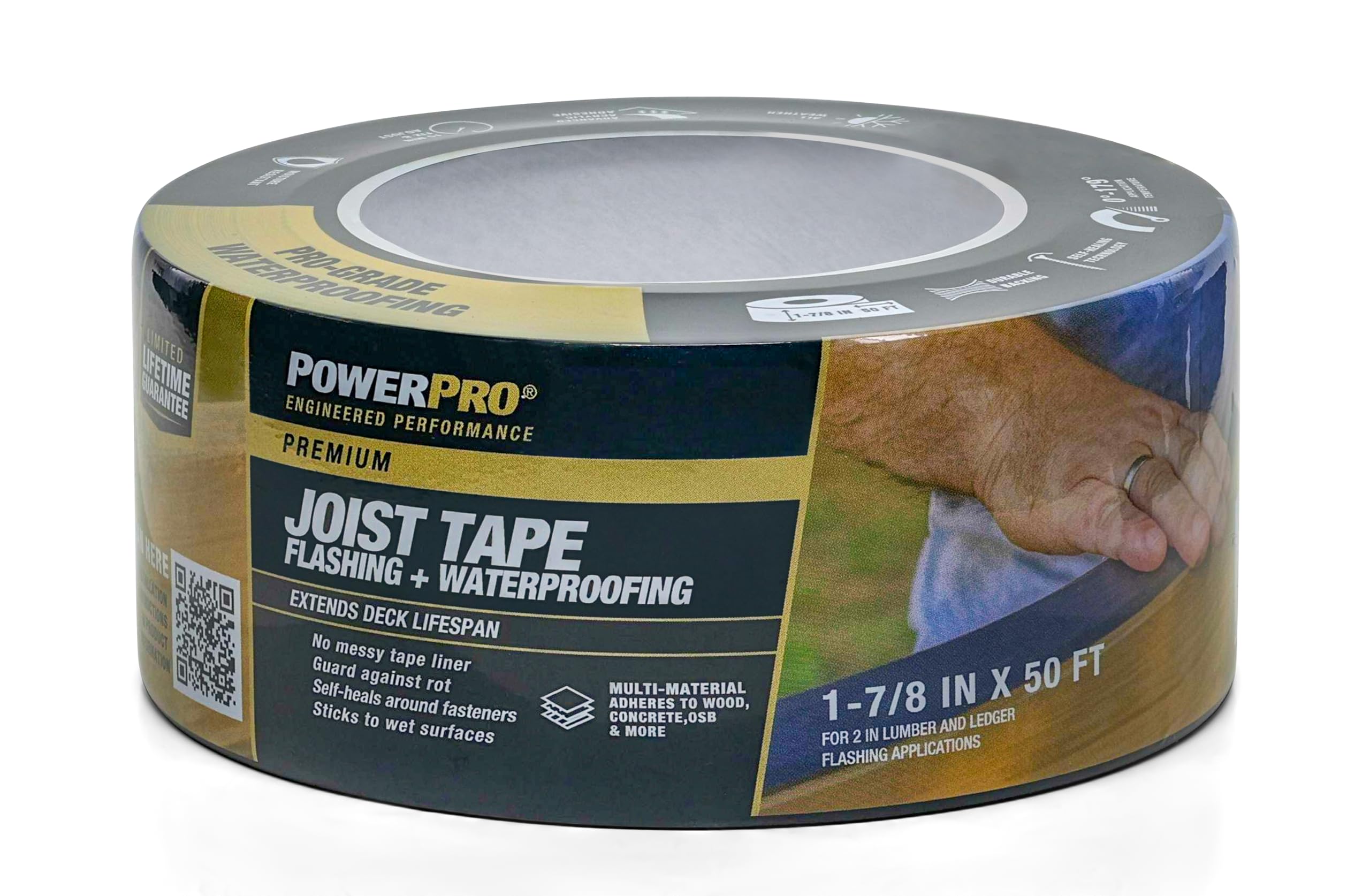 Power Pro Premium Exterior Deck Joist Flashing Tape