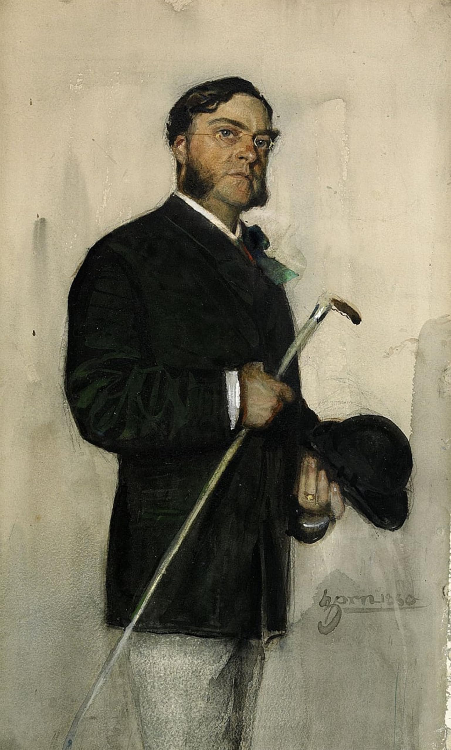 Serendipitp No Frame Vintage Wall Art Canvas Nordic Poster Canvas Print Picture Banker Ludvig Arosenius By Anders Leonard Zorn Wall Art Poster For Home Decor 60X90cm