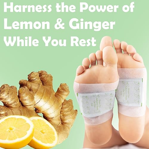 Miniatura 3 de Dr. Entre's Foot Pads Lemon & Ginger to Feel Better, Sleep Better & Relieve Stress, Foot Patches | 70 Pack