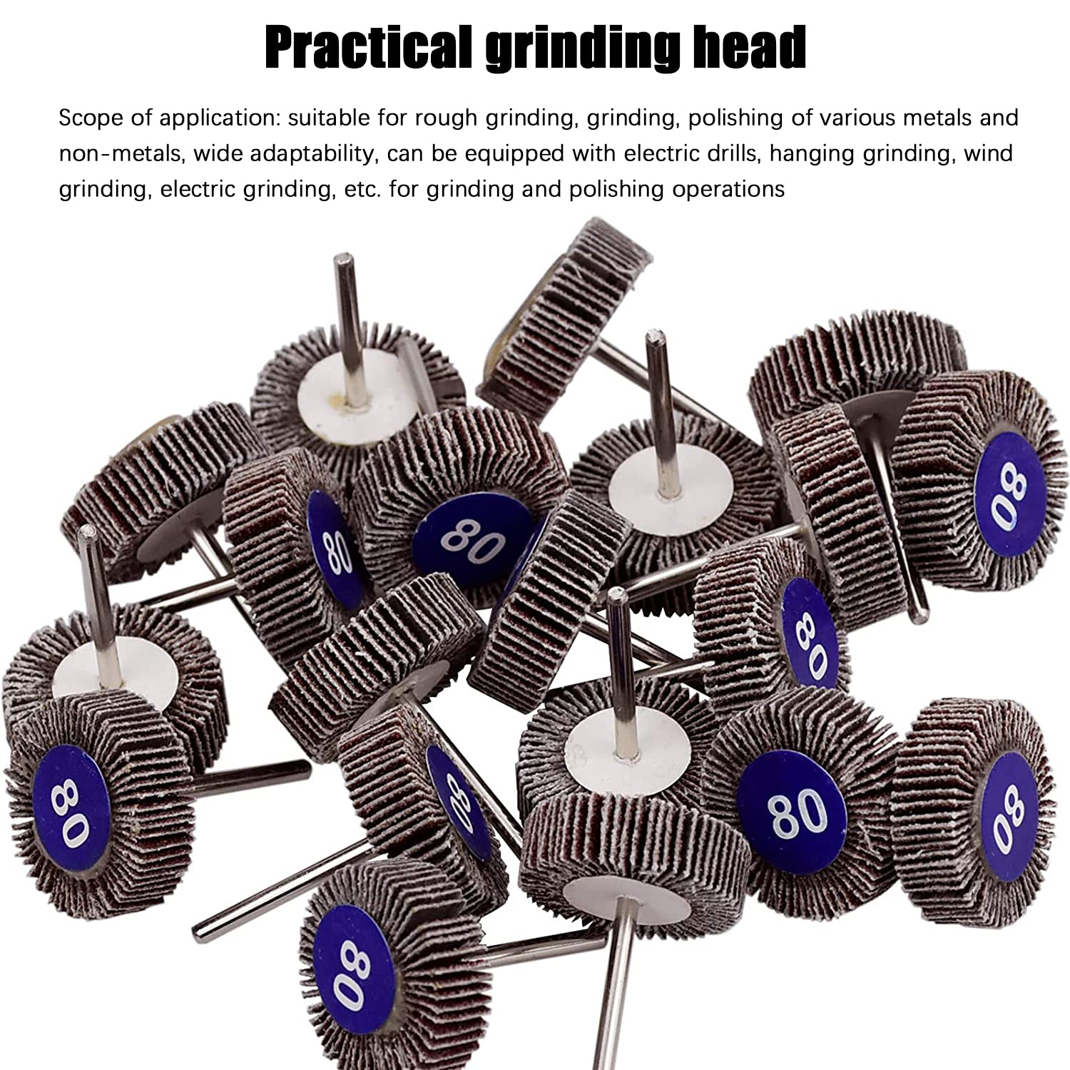 Accessoire Perceuse Ponceuse 30 Disques à Lamelles Grain 80