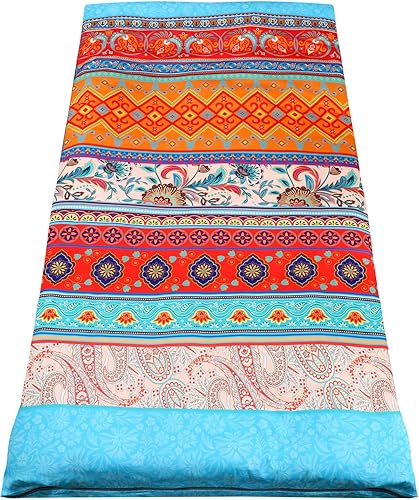 Preboun Funda de colchón de futón con cremallera, 84 x 5880 x 39 pulgadas, cojín japonés para suelo de tatami, tailandés, coreano, protector para