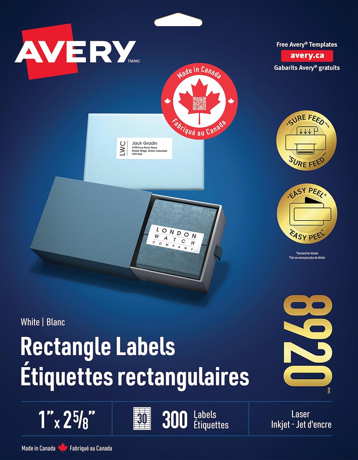 Avery Easy Peel Address Labels