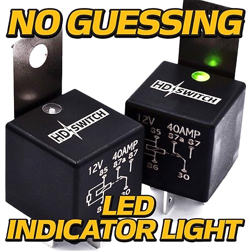 Miniatura 4 de HD Switch Paquete de 6 relés impermeables de 12 V 40 A que reemplaza a Hustler Super Z Super Mini Z ZR7 X-One Z4 Sport Super Fastrak Raptor Mini
