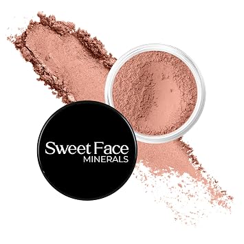 5gms Passion Shade Blush by SweetFace Minerals, Dark Pink Blush for Cheeks, Highlighter for Pink Glow, Waterproof Matte Finish, Blusher for Cheeks