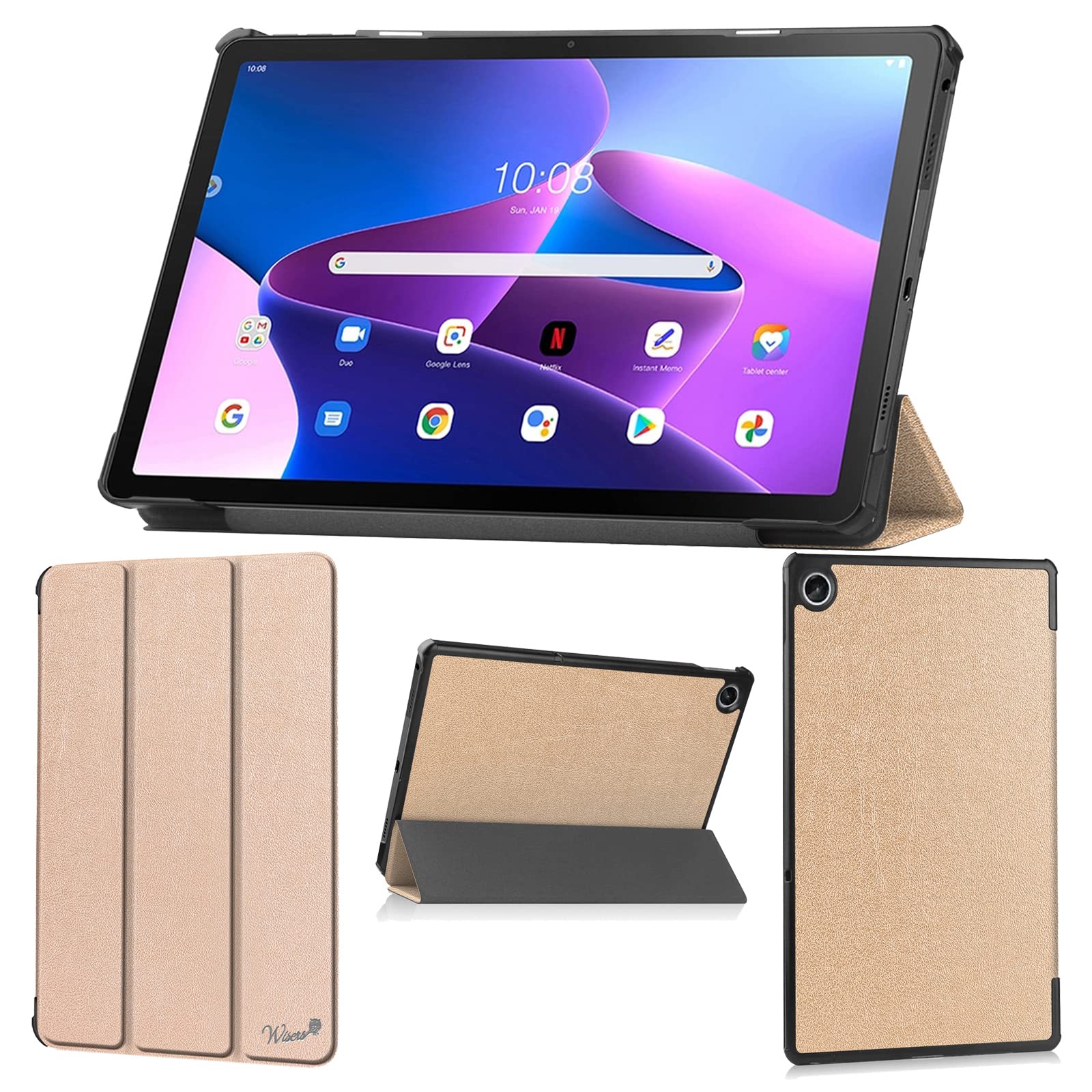 Lenovo Tab M10 Plus (3rd Gen) ケース　フィルム付き Amazon.co.jp: wisers 保護フィルム付き Lenovo Tab M10 Plus