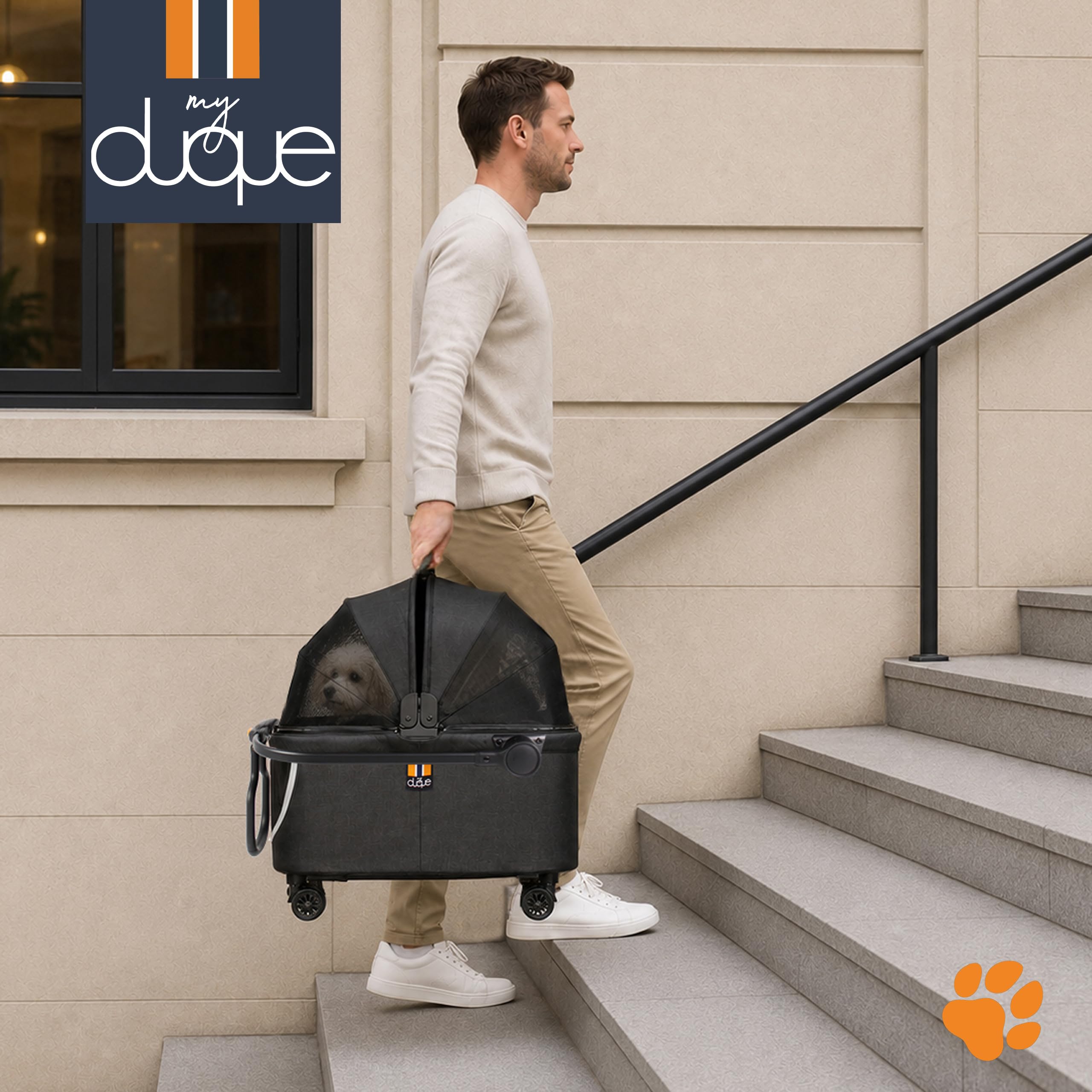 Coco II – Caisse de Transport Chiens et Animaux | 8 kg | Panier Chien, Sac de Transport pour Chat et Sac à Dos Chat | Cage pour Chien en Polyester - Design Moderne