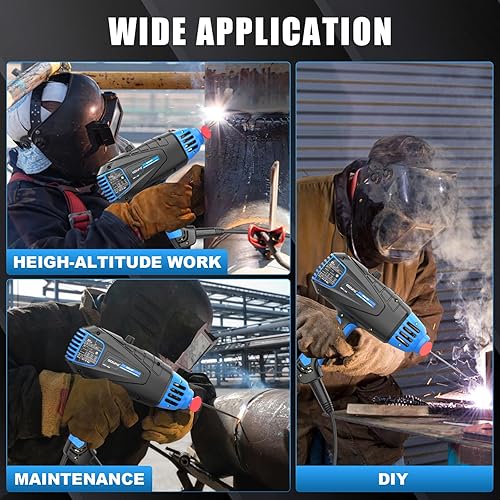 Miniatura 7 de AZZUNO Máquina de soldadura de arco de mano de 110 V, pistola soldadora portátil de 90 A, máquina soldadora de mano con inversor IGBT para varillas