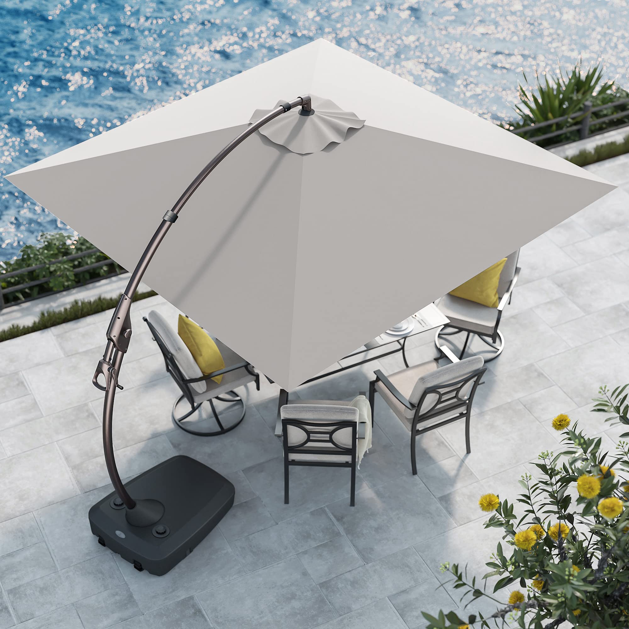 dimplex patio umbrella heater Fire Sense Indoor/Outdoor Infrared Heater with Patio Umbrella Pole Att   Pete's Patio, Lawn & Garden