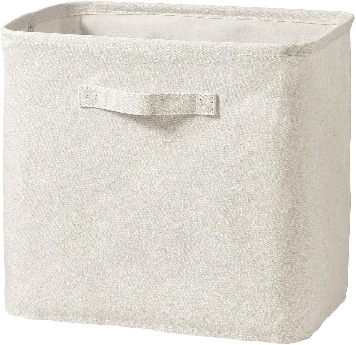 Muji 12403449 Soft Box, Large, Width 14.6 x Depth 10.2 x Height 13.4 inches (37 x 26 x 34 cm), Polyester Hemp, Rectangular, Colorless
