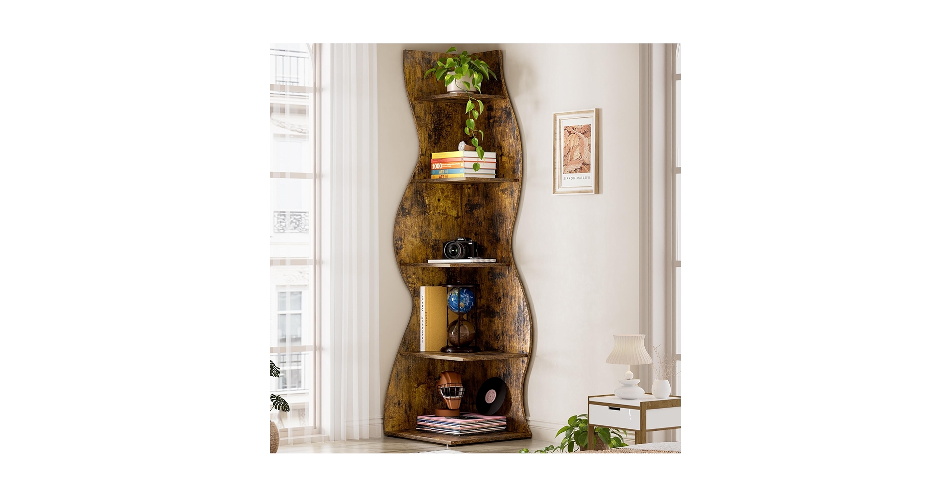 レティシア☆管357☆デコラティブ☆ギリシャ神殿☆コーナーシェルフ☆飾り棚 管357☆デコラティブ☆ギリシャ神殿☆コーナーシェルフ☆飾り棚