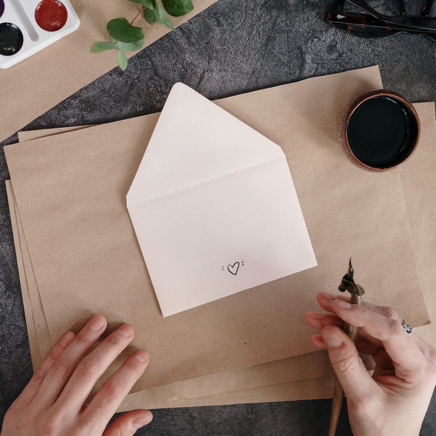 Envelopes Made of White Paper, Small envelopes with Flap for Invitations for Birthdays Weddings or Communion - Image 4